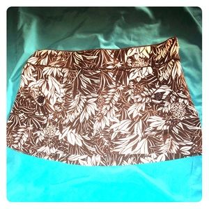 Side zip mini skirt